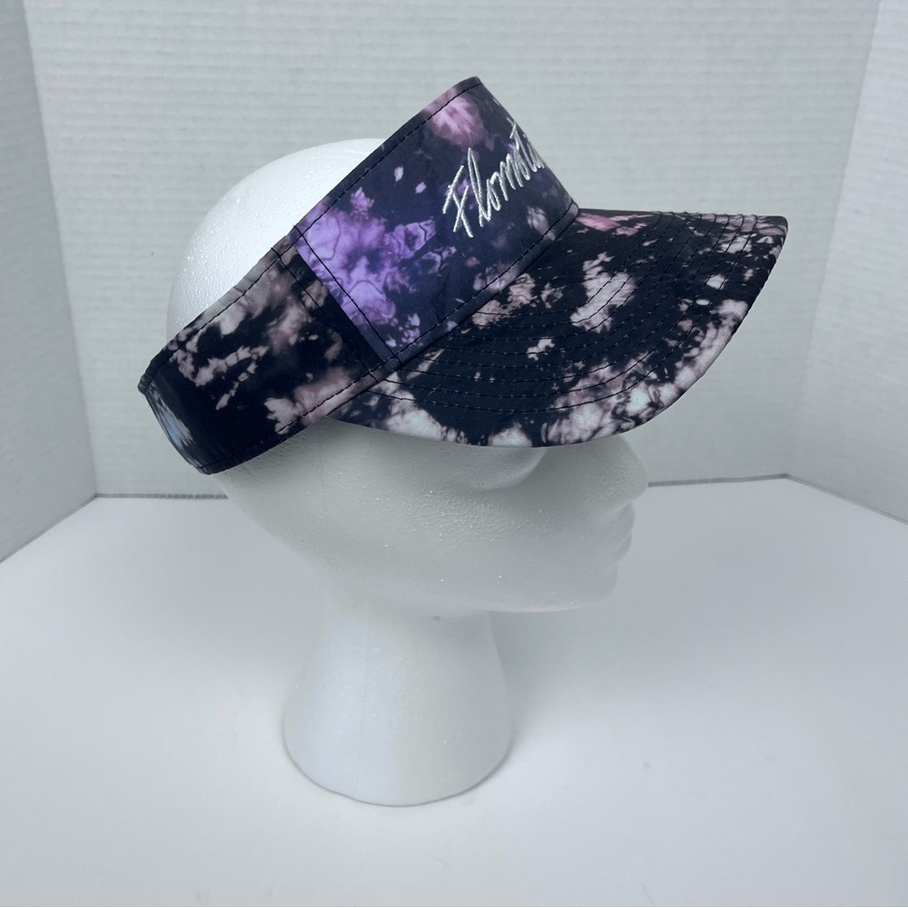 Flomotion Women's Adjustable Tie-Dye Print Golf Visor One Size; Activewear - Picture 2 of 8